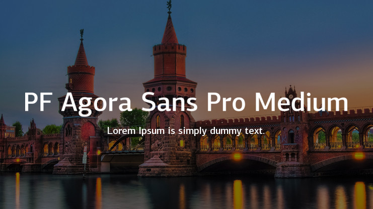 PF Agora Sans Pro
