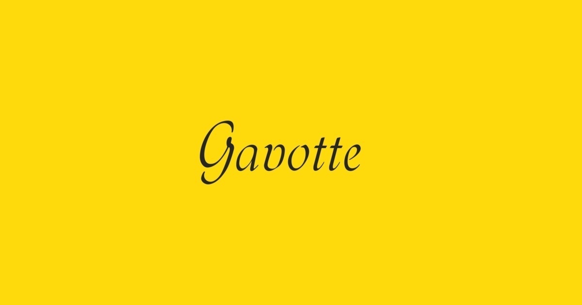 Gavotte