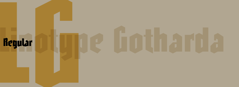 Linotype Gotharda
