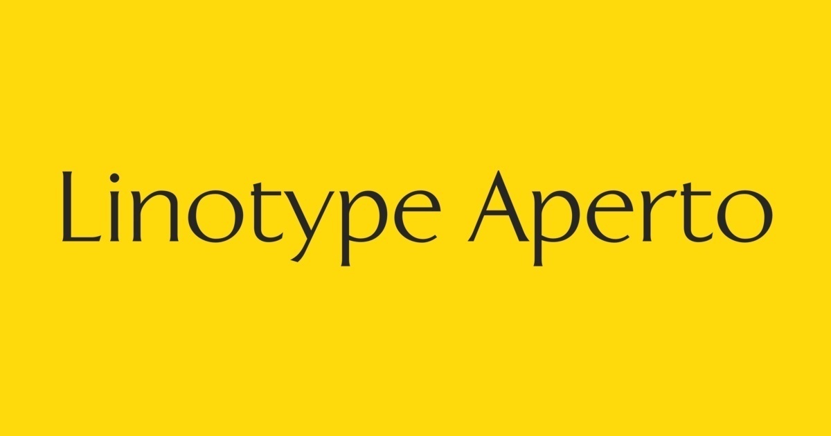 Linotype Aperto