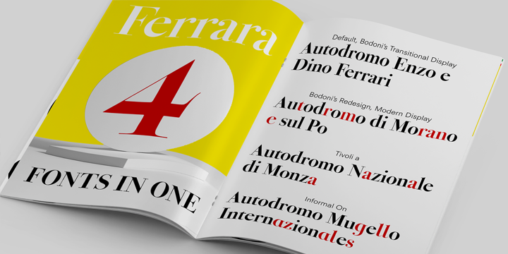 Bodoni Ferrara Hairline