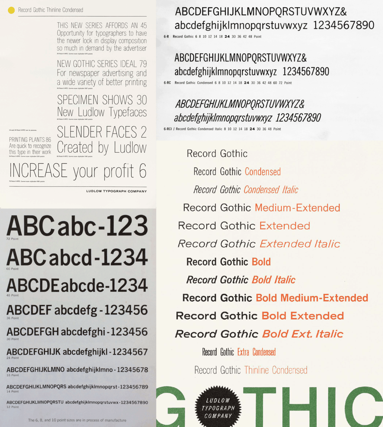A2 Record Gothic