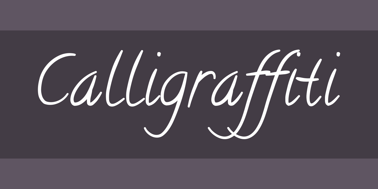 Calligraffiti