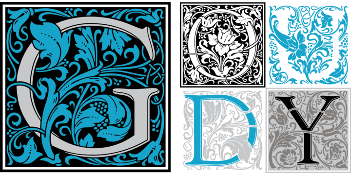 Maurice Dufrene Initials