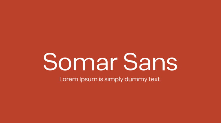 Somar Sans Condensed