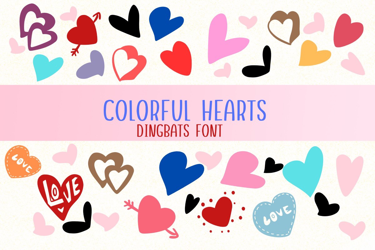 Colorful Hearts