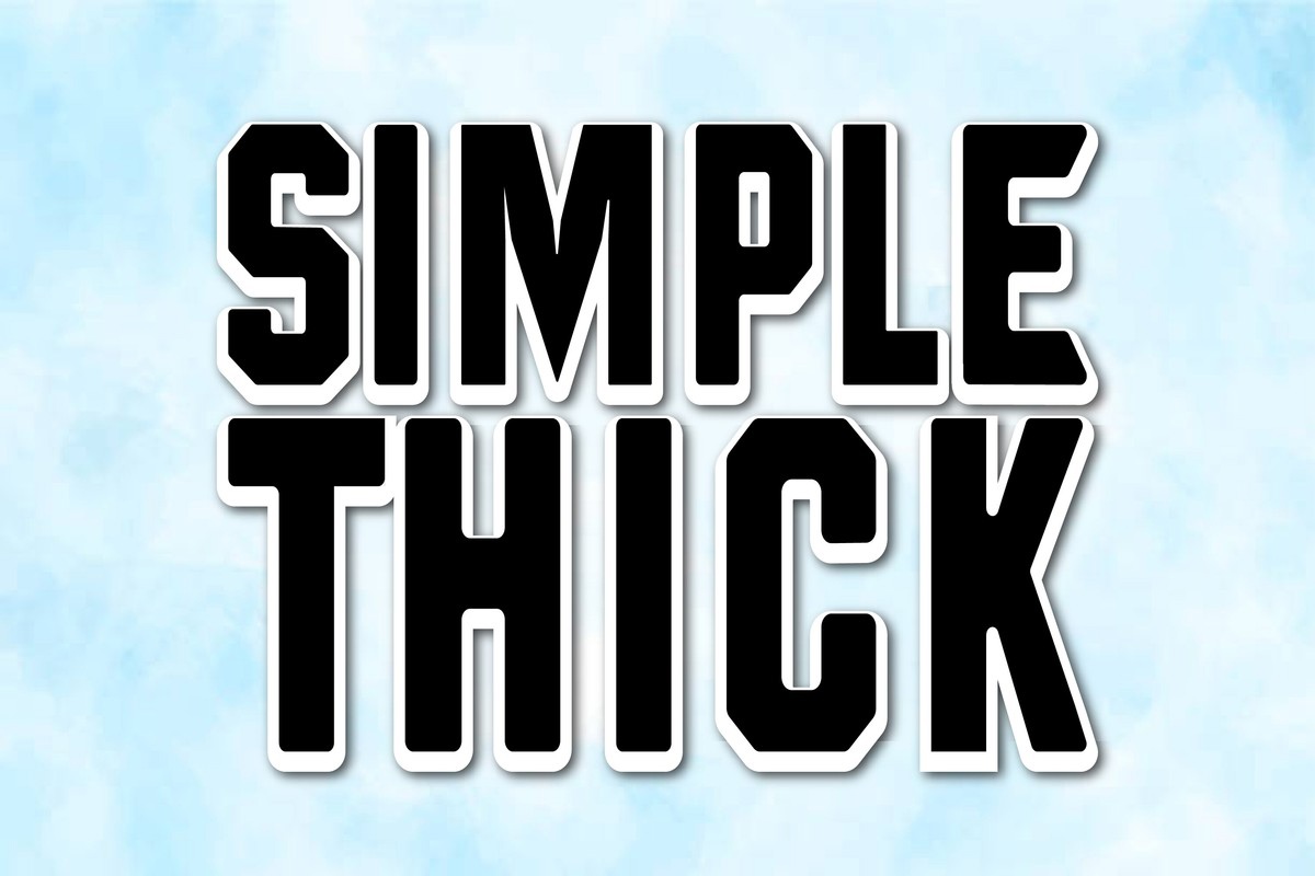 Simple Thick